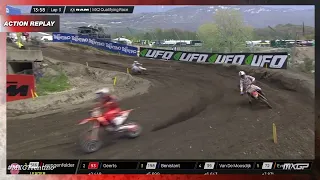 Adamo vs Everts | MX2 Qualifying Race | MXGP of Trentino 2023 #MXGP #Motocross