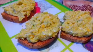 Вкуснейшая Намазка на хлеб. Закуска, перекус, завтрак. Delicious spread on bread