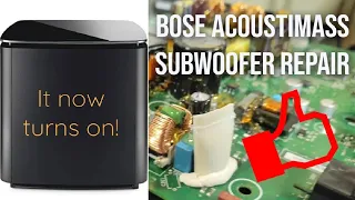 How to fix a Bose Acoustimass Subwoofer