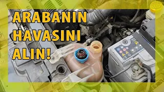 OTO RADYATÖR VE KALORİFER PETĞİNİN HAVASINI ALDINIZ MI ? (pratik hava alma yöntemi)