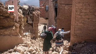 Damage in mountainous Al Haouz Province after Morocco quake