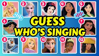 Guess Who's Singing 🎙️🎵  Disney Song Quiz