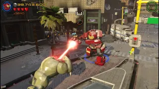 Lego Marvel's Avengers Hulkbuster vs Abomination (What if?) Full Battle - MOD