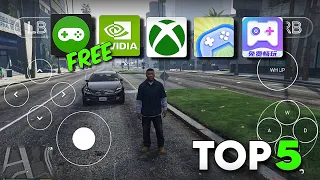 TOP 5 FREE CLOUD GAMING APPS TO PLAY GTA 5,RDR2,FORZA HORIZON 5,GOD OF WAR AND PC GAMES