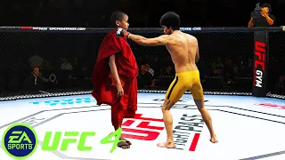 UFC4 Bruce Lee vs Mini Monk EA Sports UFC 4 - Super Fight