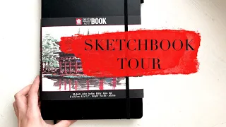 Обзор скетчбука от Sakura | sketchbook tour
