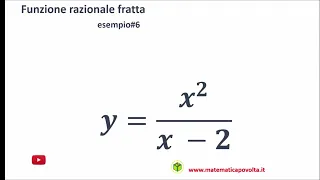 Matematicapovolta : Studio di Funzione fratta - Esercizio 6