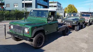 Land Rover Defender 130 TD5 Single Cab and Mercedes Benz....