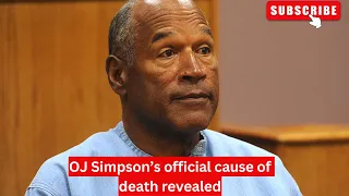 OJ Simpson’s cause of death revealed #ojs #nicolesimpson #rongoldman #prostatecancer #deaths