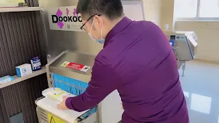 Dookoo Food X-Ray Inspection System for Aluminum Foil Packaging Metalized Packing Material Product.