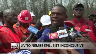 JIV TO NEMBE SPILL SITE INCONCLUSIVE  -ARISE NEWS REPORT