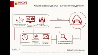 Вебинар "Недобросовестные журналы алгоритмы определения"