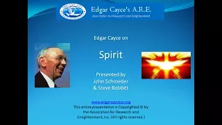 Edgar Cayce on Spirit