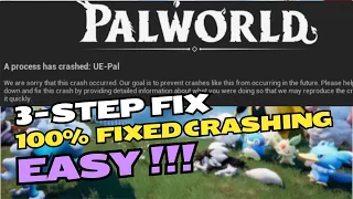 Palworld Crashing Fixed [HOW TO FIX UE-Pal Error]