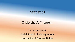 ChebyShev's Theorem