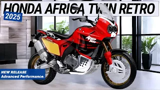 2025 NEW HONDA AFRICA TWIN RETRO UNVEILED - Advanced Performance.