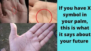 If you have X symbol in your palm. This is what it says about your future, check out it will amaze U