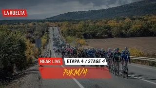 70 km/h tramo rápido / A fast pace from the bunch! - Stage 4 | La Vuelta 20