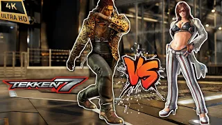 Eddy Vs Katarina | Tekken 7 | No Commentary - Uncut Video | OdinKaecilius 4K.