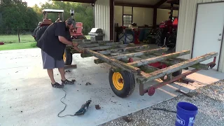 Restoring An Antique Farm Wagon - Part 2 Cleanup