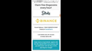 Free Dogecoin Claim unlimited || Instant withdraw FaucetPay