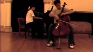 Dvorak Cello Concerto 1st mvmt Rehearsal Excerpt  (Allen Yu, cello; Peter Yu, piano)