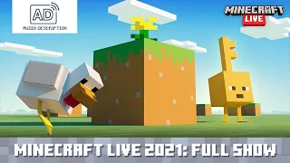 [AUDIO DESCRIPTION] Minecraft Live 2021