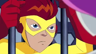Jinx and Kid Flash All Scenes Compilation - Teen Titans (Lightspeed)