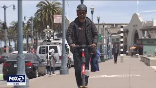 New technology could slow scooter riders' roll if they continue riding sidewalks