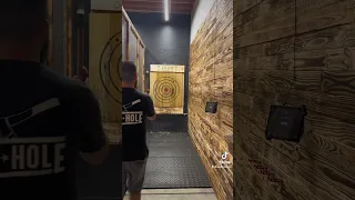 Axe Throwing Tips, Tricks and Demos - One Handed Throw