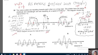 AS Physics 9702/11 Oct/Nov 2019 Q.26