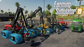 FS19 | Equipo Forestal KOMATSU PONSSE SAMPO | Farming Simulator 19