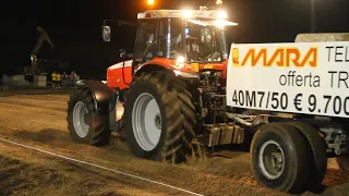 Massey Ferguson 7485 Tractor pulling Arborea