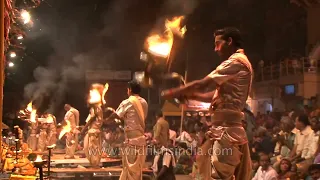 Evening Aarti of Goddess Ganga at Varanasi