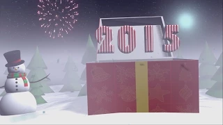 Happy new year 2015 - 3ds max animation