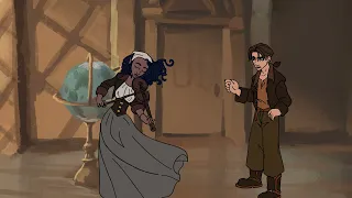 Treasure planet - Style match animation