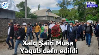 Xalq Şairi Musa Yaqub dəfn edildi