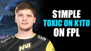 S1MPLE TOXIC ON K1TO CSGO