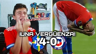 ¡VERGONZOSO! BRASIL vs CHILE (4-0) 😭 | REACCIONES DE UN HINCHA CHILENO 🇨🇱 | Eliminatorias Qatar 2022