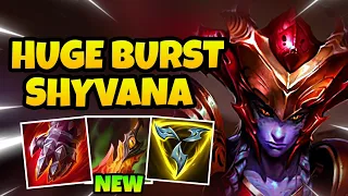 SHYVANA WILD RIFT BUILD TRIFORCE STILL THE BEST BUILD ( HUGE BRUST)