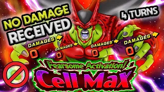 BEATING CELL MAX WITHOUT RECEIVING ANY DAMAGE! Dragon Ball Z Dokkan Battle