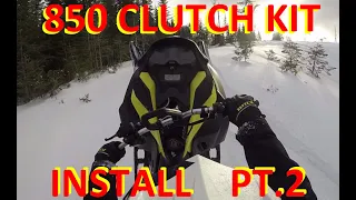 Ski-doo 850 Clutch Kit Gen4 Install Part 2 iBackshift