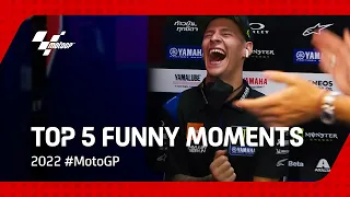 Can't stop laughing 😂 | Top 5 MotoGP Funny Moments 2022