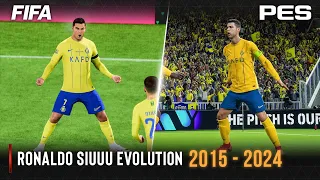 Ronaldo Siuuu Evolution FIFA vs PES | 2015 - 2024 |