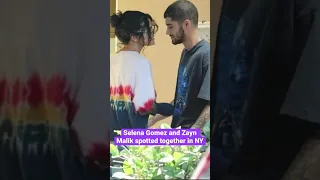 Selena Gomez and Zayn Malik spotted together in New York! 💥 #selenagomez #zaynmalik #selenaandzayn