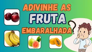 Quiz - QUAL É A FRUTA? Descubra qual é a fruta embaralhada