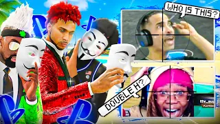 I went UNDERCOVER to STREAM-SNIPE streamers on PLAYSTATION on NBA2K22 (HILARIOUS REACTIONS😂)