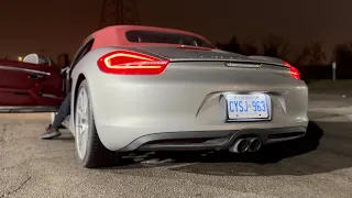 INSANELY LOUD FABSPEED CATLESS HEADERS | SOUND, ACCELERATION, COLD START | PORSCHE BOXSTER (981)