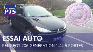 TEST - PEUGEOT 206 GENERATION 1.4L ESSENCE 75 CV 5P - FRANCE