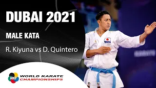 GOLD MEDAL. R. Kiyuna - D. Quintero - 2021 World Championships | WORLD KARATE FEDERATION